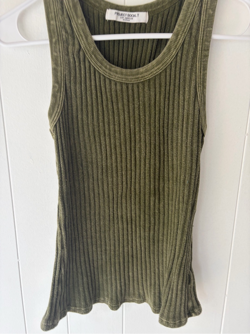 Project social T ribbed tank top medium